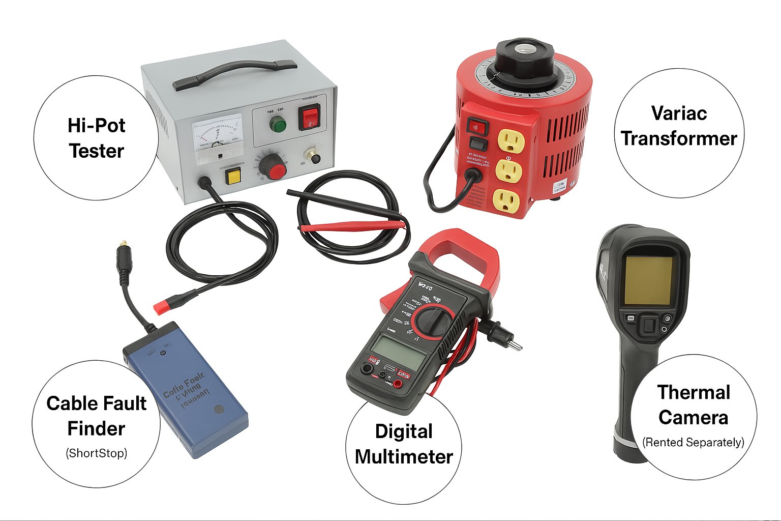 Troubleshooting Kit plus Thermal Camera Labeled