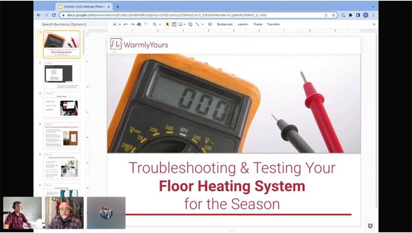 Troubleshooting & Testing Your Floor Heating System for the Season