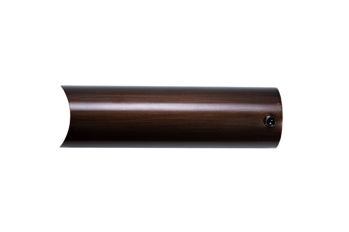 Tube, mounting & power mounting, round, stainless, brushed, 85mm (Huron, Rome)