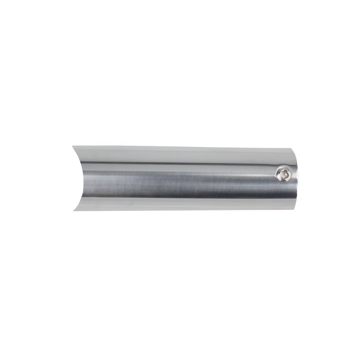 Tube, mounting & power mounting, round, stainless, polished, 80mm (Malta, Ontario, Bellagio, Vida)