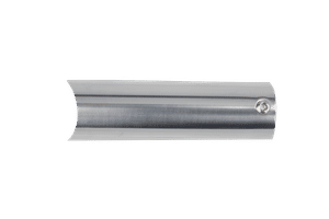 Tube, mounting & power mounting, round, stainless, polished, 80mm (Malta, Ontario, Bellagio, Vida)