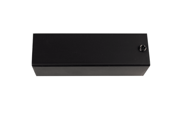 Tube, mounting & power mounting, square, black, 80mm (Tahoe 7, Grande 10, Grande 12, Maple 8)