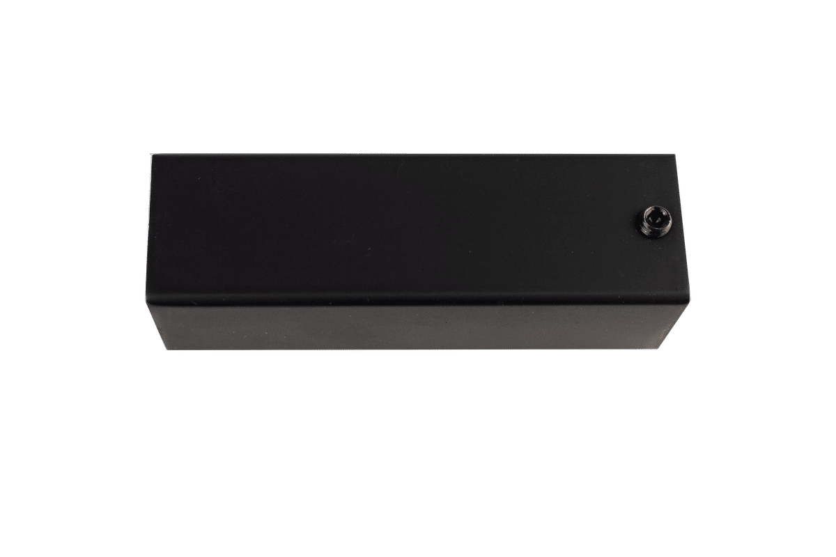 Tube, mounting & power mounting, square, black, 80mm (Tahoe 7, Grande 10, Grande 12, Maple 8)