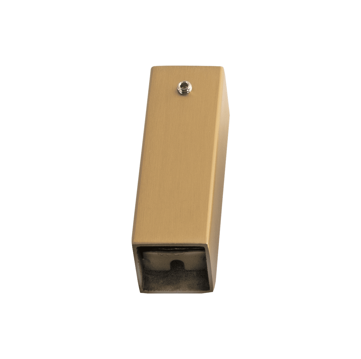 Tube, mounting & power mounting, square, gold, 80mm (Tahoe 7, Brushed Gold)