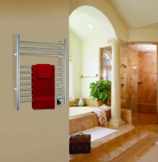 Installing towel warmers adds extra warmth and comfort to your bathroom