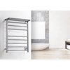 TWS1-HRN08BH - Huron Towel Warmer, Brushed, Hardwired, 8 bars
