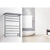 TWS1-HRN08BH - Huron Towel Warmer, Brushed, Hardwired, 8 bars