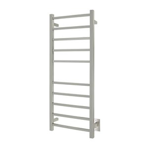 Sydney brushed stainless steel towel warmer - wall mounted