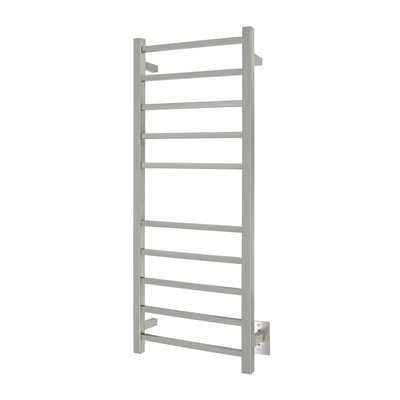 Sydney Towel Warmer, Brushed, Hardwired, 10 bars