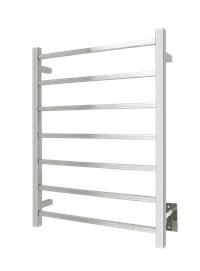 Tahoe 7 Towel Warmer, Polished, Hardwired, 7 Bars
