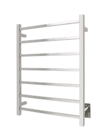 Tahoe 7 Towel Warmer, Polished, Hardwired, 7 Bars