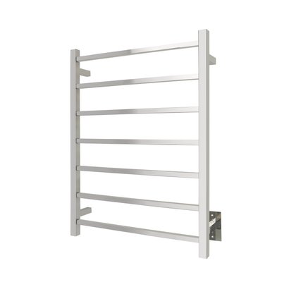 Tahoe 7 Towel Warmer, Polished, Hardwired, 7 Bars
