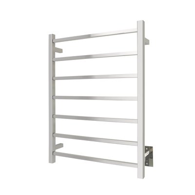 Tahoe 7 Towel Warmer, Polished, Hardwired, 7 Bars