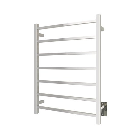 Tahoe 7 Towel Warmer, Polished, Hardwired, 7 Bars