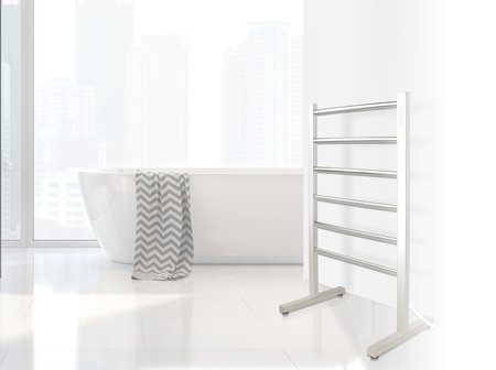 Imagine stepping out of a shower or bath to luxurious, freshly-warmed towels waiting for you on stylish warming racks.
