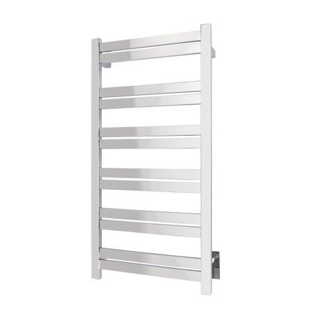 Grande 12 Towel Warmer, Polished, Hardwired, 12 Bars
