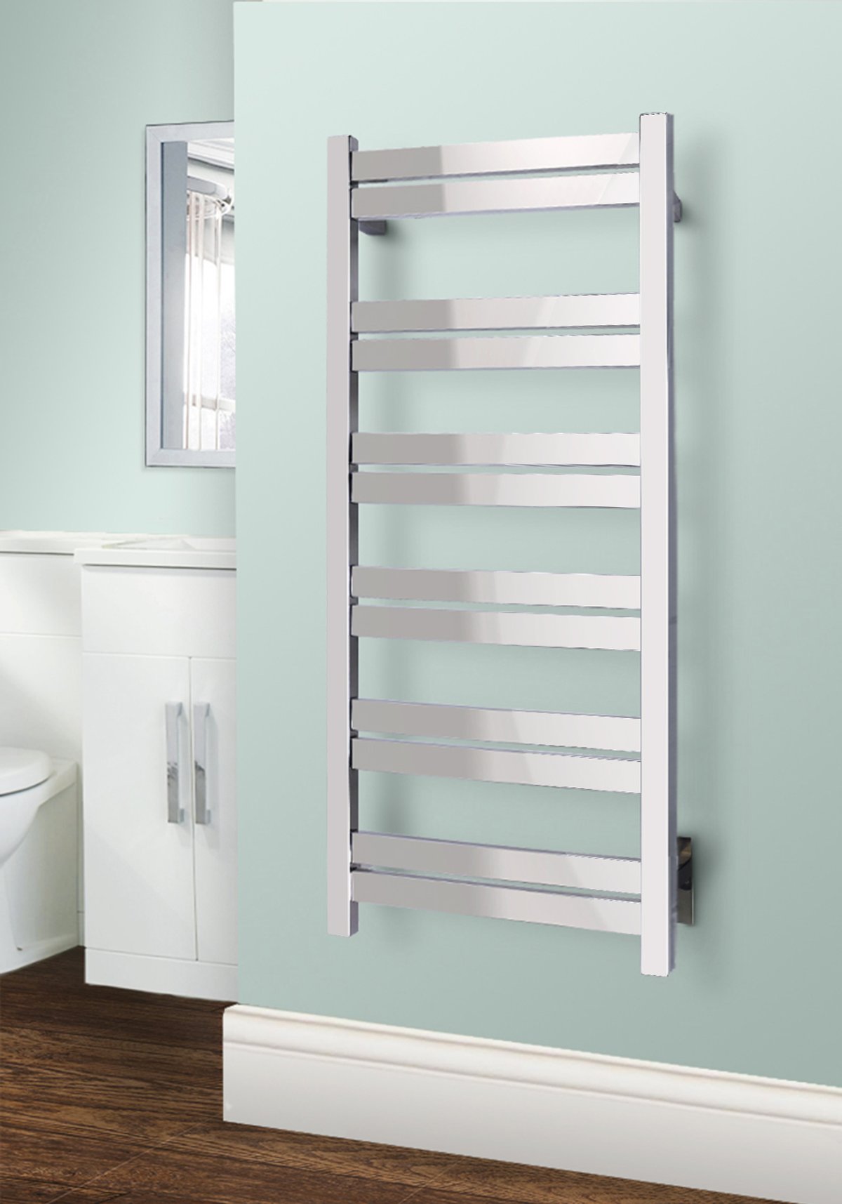 TWS6-GRD12PH - Grande 12 Towel Warmer, Polished, Hardwired, 12 bars