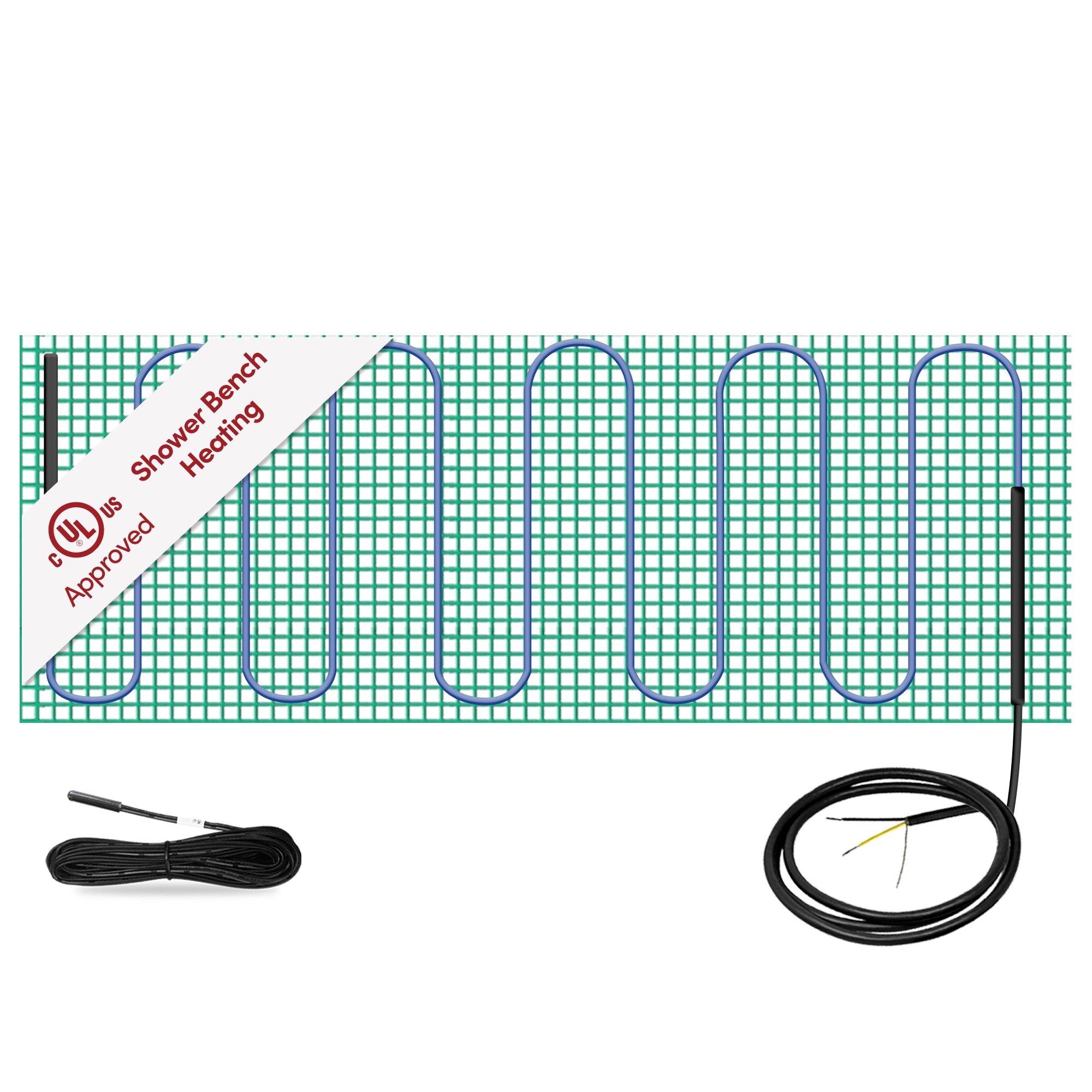 WarmlyYours TempZone 3 ft. x 32 in. 120-Volt Radiant Floor Heating Mat for Shower (Covers 8 sq. ft.) WarmlyYours TempZone 3 ft. x 32 in. 120-Volt Radiant Floor Heating Mat for Shower (Covers 8 sq. ft.)