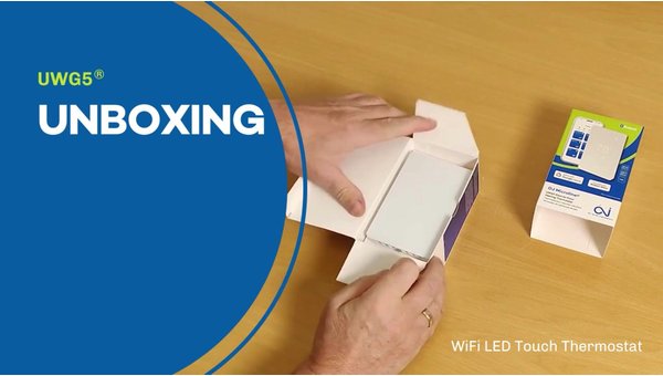 Unboxing the nJoy WiFi (UWG5) thermostat