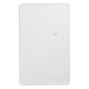 The nJoin 2.0 Power Module featuring a minimalist white glass design with an illuminated amber indicator light.