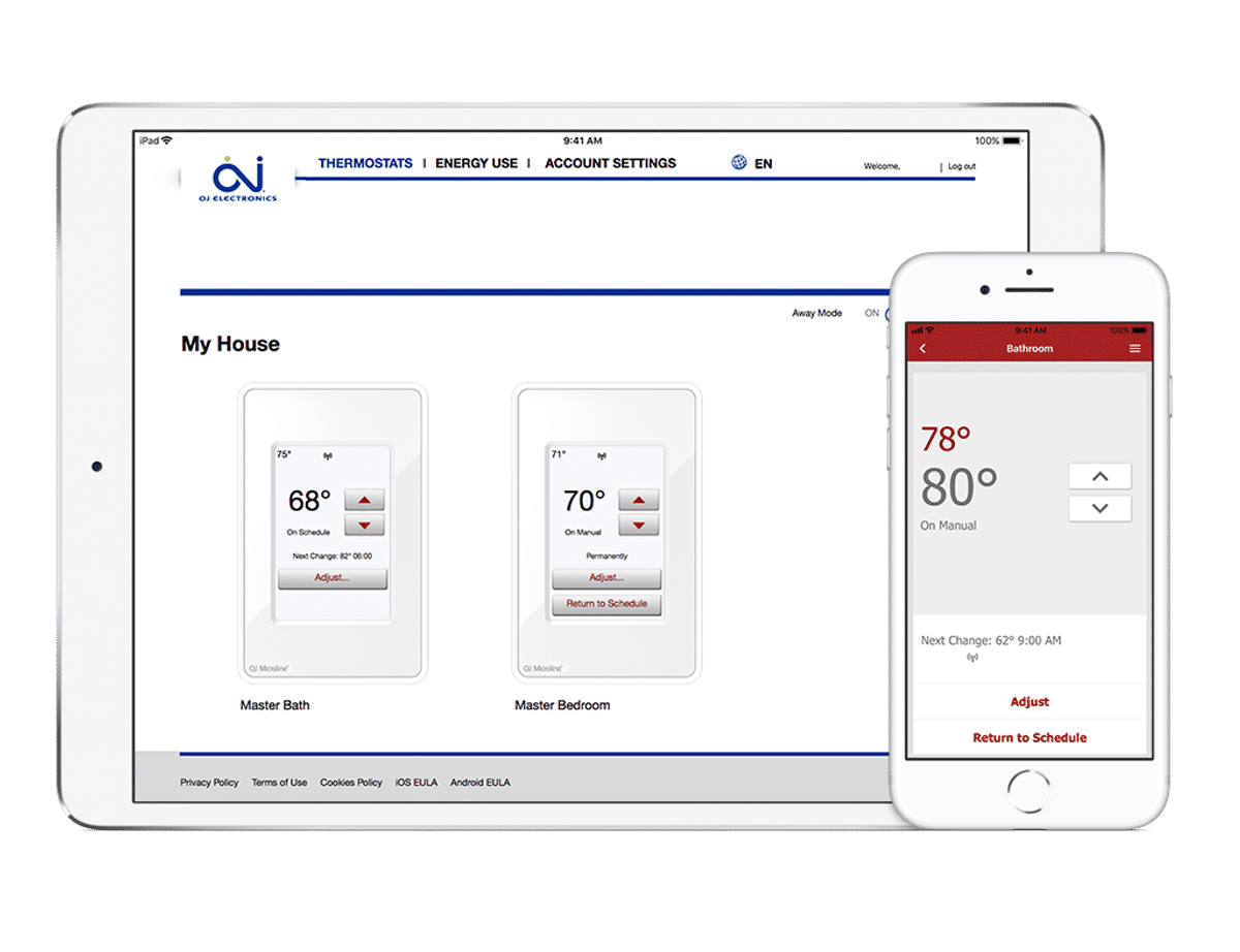 Smart Thermostat NTC Thermistor w/ Schedule, Hold & Hold Until Modes —  iView US