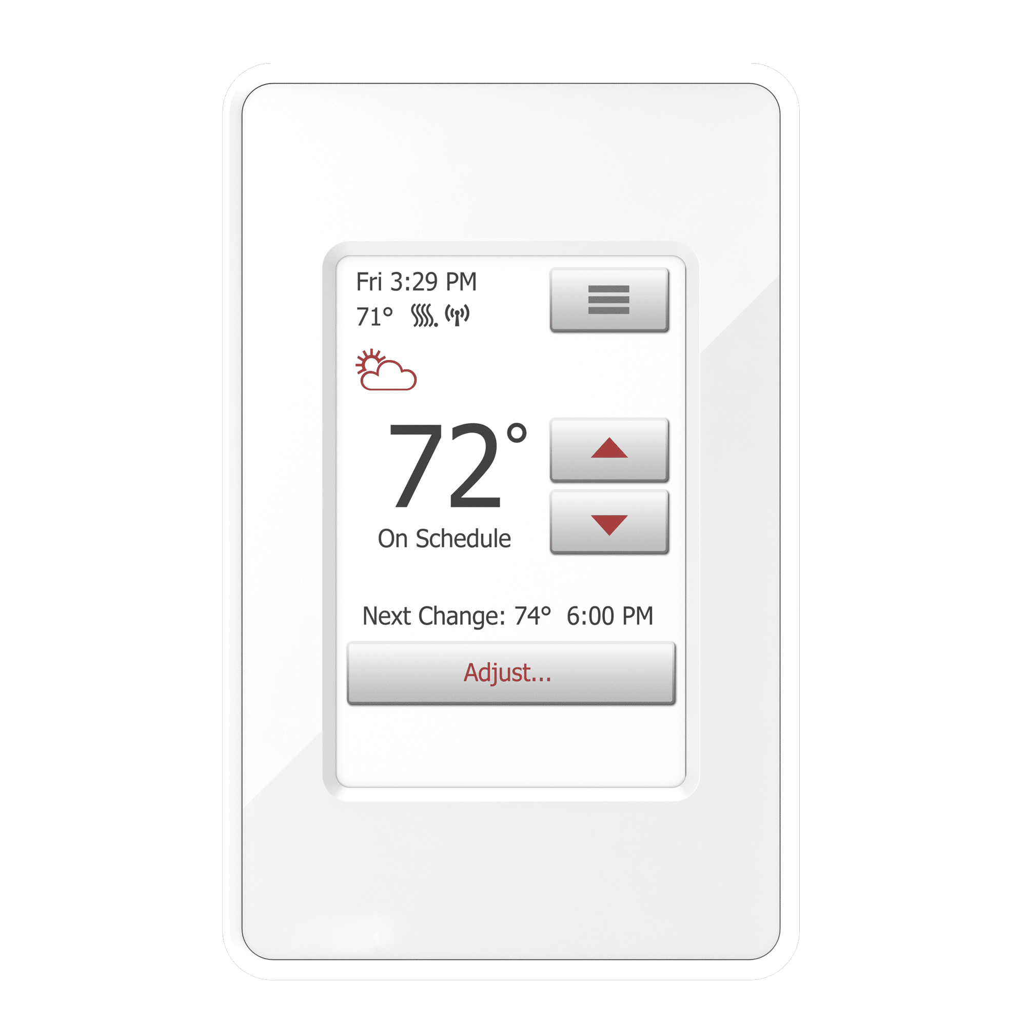 UWG4-4999 - nSpire Touch WiFi Programmable Thermostat (White) UWG4