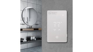 nJOY WiFi Thermostat UWG5 on Wall Lifestyle