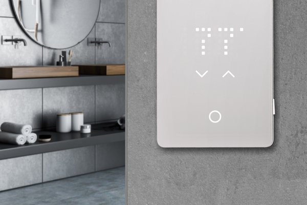 nJOY WiFi Thermostat UWG5 on Wall Lifestyle