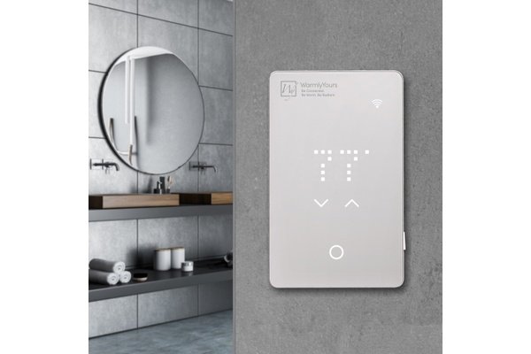 nJOY WiFi Thermostat UWG5 on Wall Lifestyle