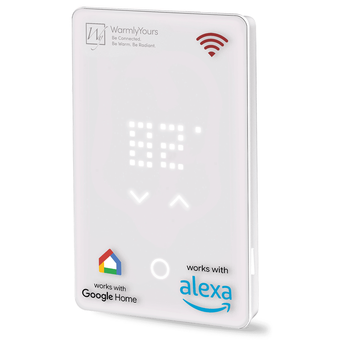 UWG5 Wifi Thermostat with Alexa google home icons