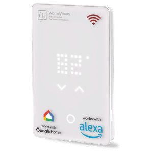 UWG5 Wifi Thermostat with Alexa google home icons