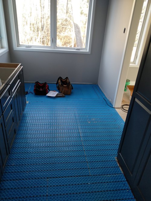 Villareal Master Bath -prodeso cable installation 2