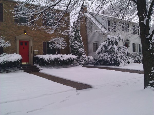 Walkway snow melt