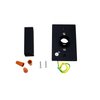 Wallplate Assy., black, 4 1/2 x 2 11/16, 20mm tube (Tahoe 7, Grande 10, Grande 12, Maple 8)