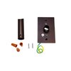 Wallplate Assy., bronze, 4 1/2 x 2 11/16, 20mm tube (Huron, Bellagio)
