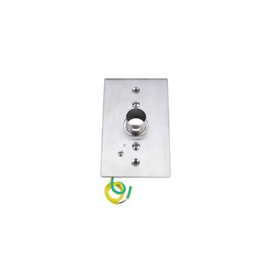 Wallplate, stainless, brushed, 4 1/2 x 2 11/16 (Grande 10, Brushed)