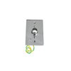 Wallplate, stainless, polished, 4 1/2 x 2 11/16 (Tahoe 6 and 7, Maple 8, London, Palma, Sydney, Maui, Grande 10 and 12, Ontario XL)