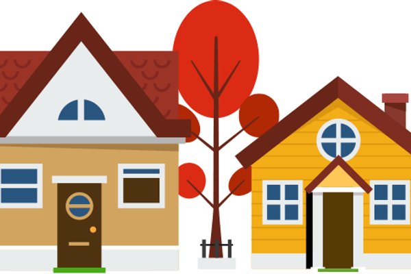 Warehouse Clearance Sale Homes - Left Background