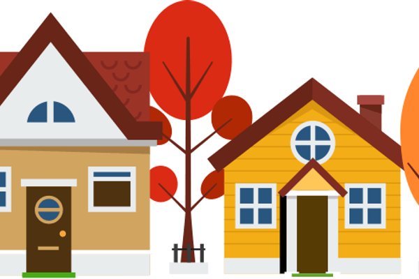 Warehouse Clearance Sale Homes - Left Background