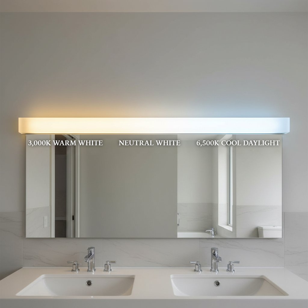 Color temperature spectrum LED lighting 3000K to 6500K