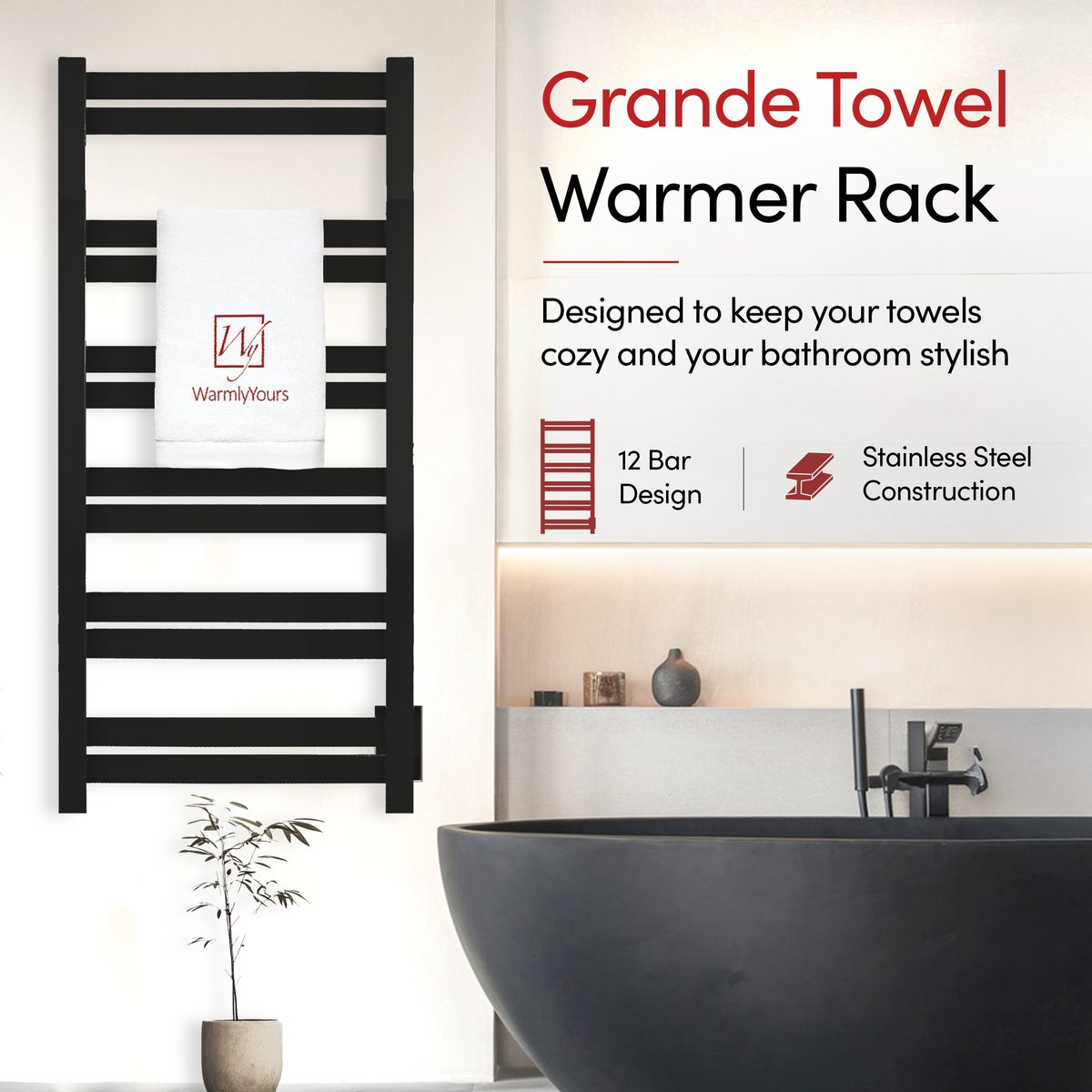 Grande12_Black_Warmer Rack