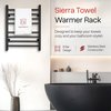 Sierra Black Towel Warmer