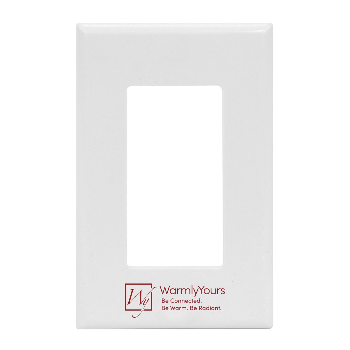 WarmlyYours Branded Faceplate for Hardwired Timers or Switches