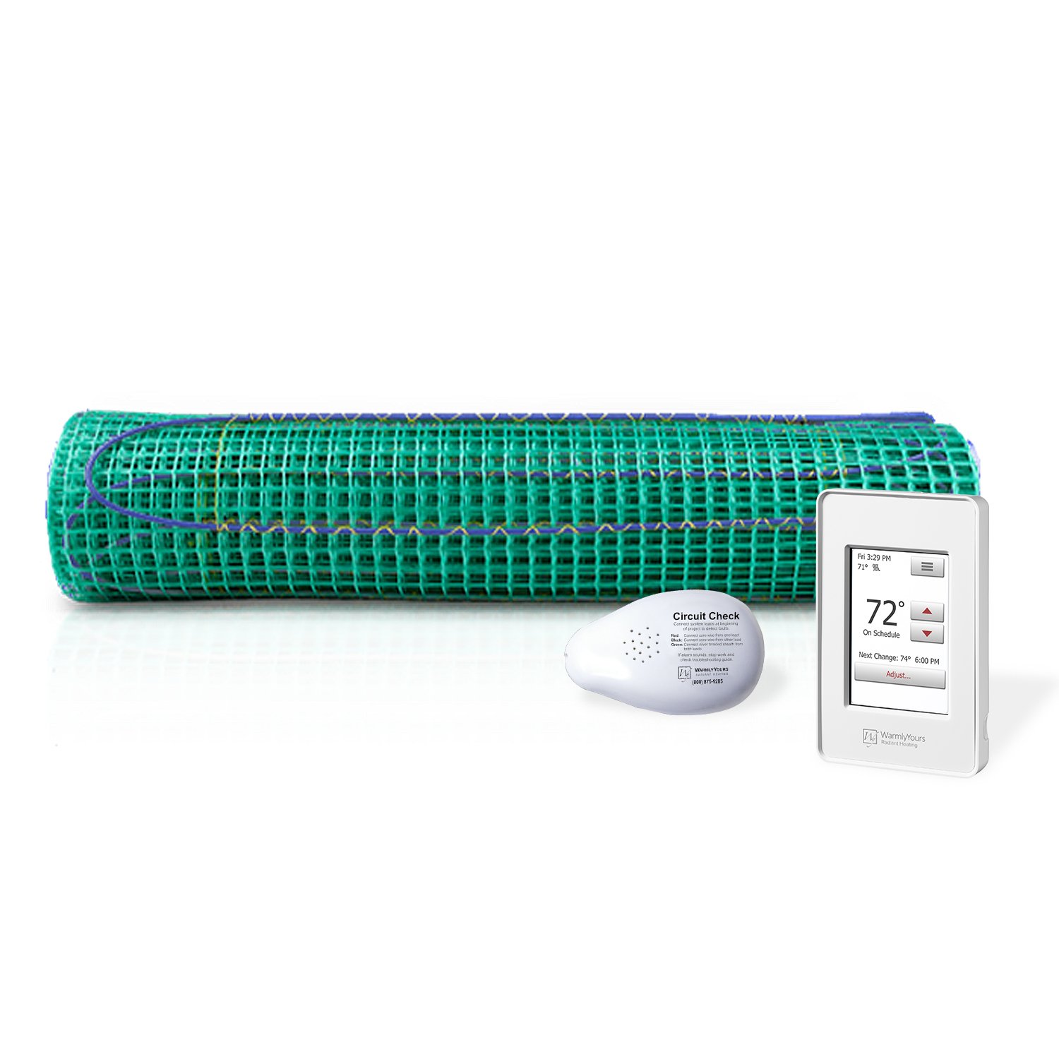 WarmlyYours Electric Floor Heating Kit for a Powder Room
