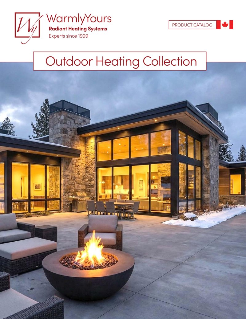 WarmlyYours Outdoor Heating Catalog Canada (English)