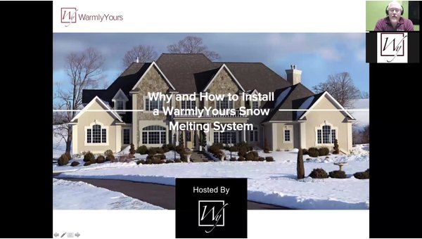 Why and How to Install a WarmlyYours Snow Melting System