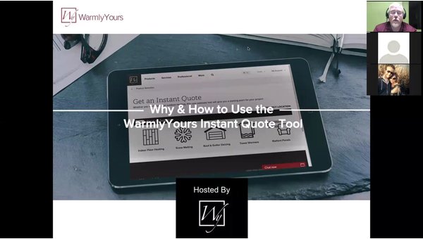 Why and How to Use the WarmlyYours Instant Quote Tool