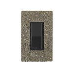 Hardwired Wifi Switch with Spice Austrian Crystals on Black