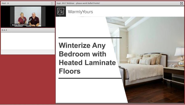 Winterize Any Bedroom with Heated Laminate Floors