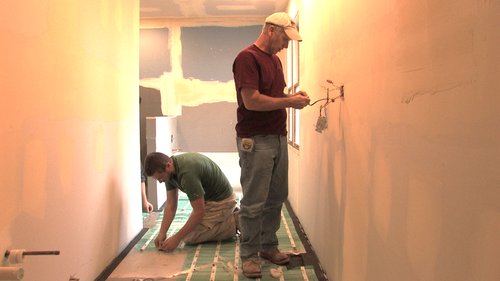 Wiring Floor Heating Mat Installation